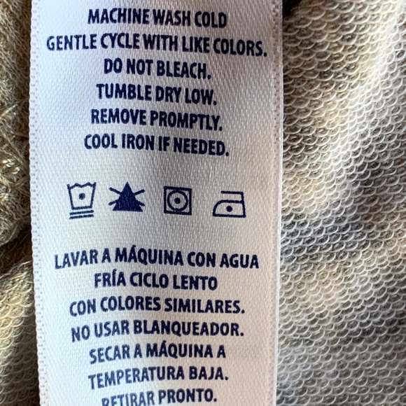 Splendid Loungewear Pants Oatmeal Soft Draw String Waist Banded Ankle Size XL - Picture 7 of 7